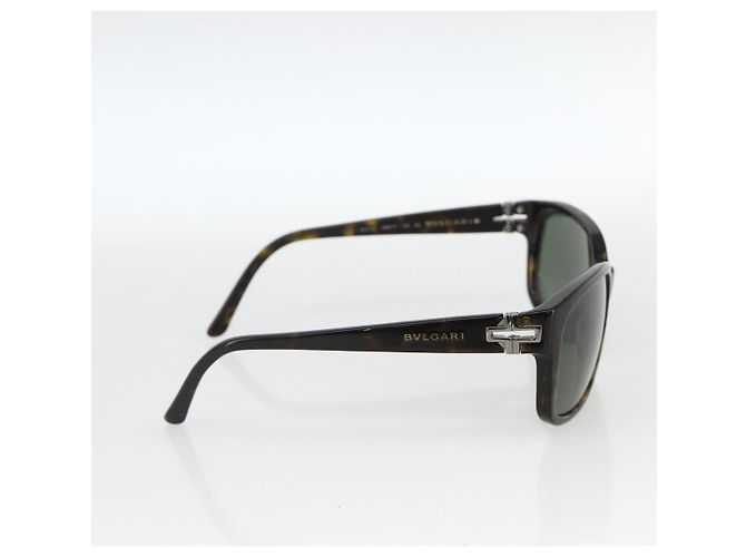Bulgari Gafas de sol tortuga de plástico marrón BVLGARI Auth bs34198 Castaño - vista 3