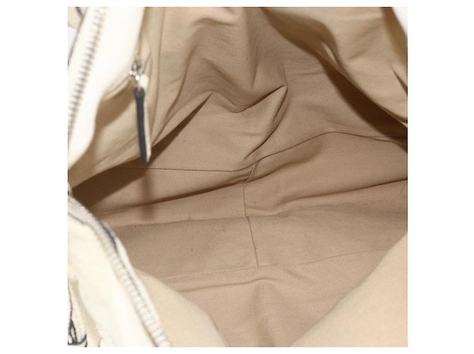 Chloé Bolso de mano Chloe Paddington de cuero blanco plateado Auth BSZ323 Plata - vista 11
