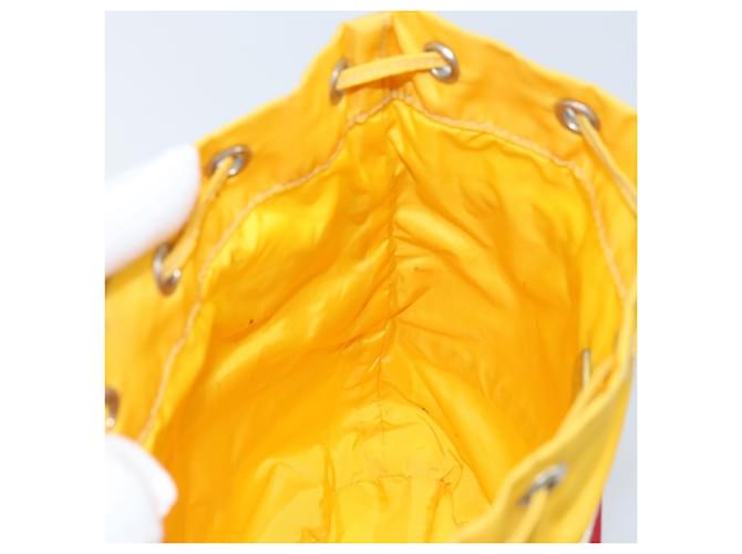 Pochette Prada Nylon Giallo Argento Auth gh1970 - vista 20