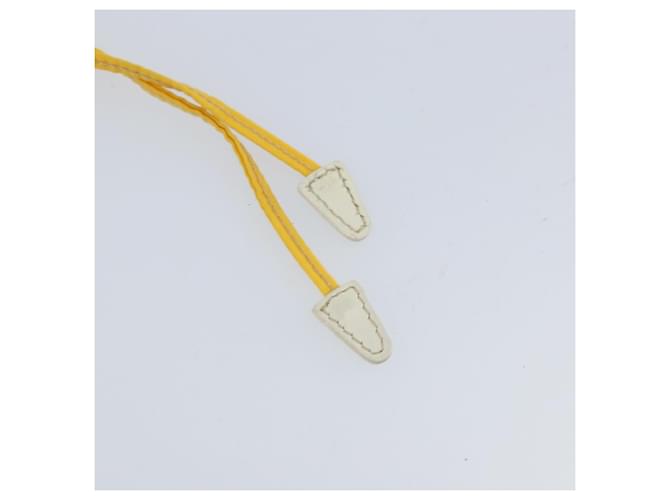 Pochette Prada Nylon Giallo Argento Auth gh1970 - vista 9