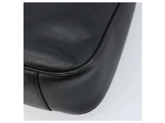 Borsa a mano in pelle Gucci Bamboo 2 in 1 Nero Oro 001 1638 Auth BSZ349 - vista 18