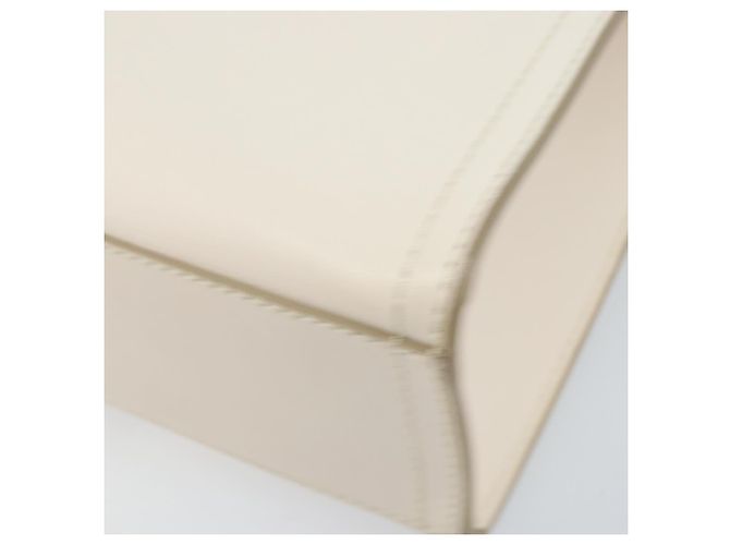 BALLY Hand Bag Leather 2way White Gold Auth YKZ532A Golden - view 17