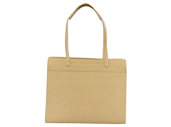 LOUIS VUITTON Borsa Tote Epi Croisette GM Vaniglia M5250A LV Auth ka3320 - vista 13