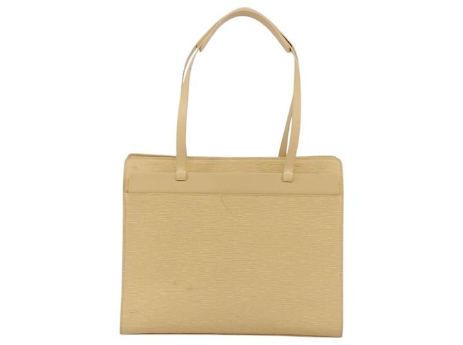 LOUIS VUITTON Borsa Tote Epi Croisette GM Vaniglia M5250A LV Auth ka3320 - vista 2