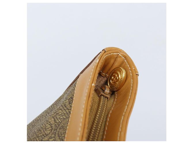 GUCCI Tote Bag PVC Canvas Beige Gold Auth ep13692 Golden - Ansicht 10