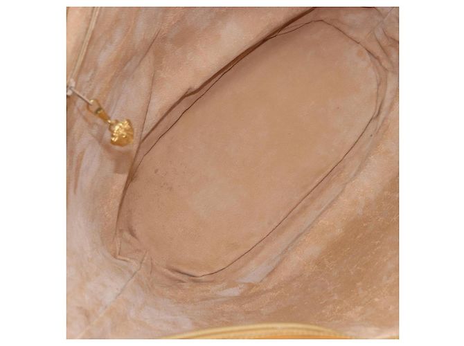 GUCCI Tote Bag PVC Canvas Beige Gold Auth ep13692 Golden - Ansicht 11