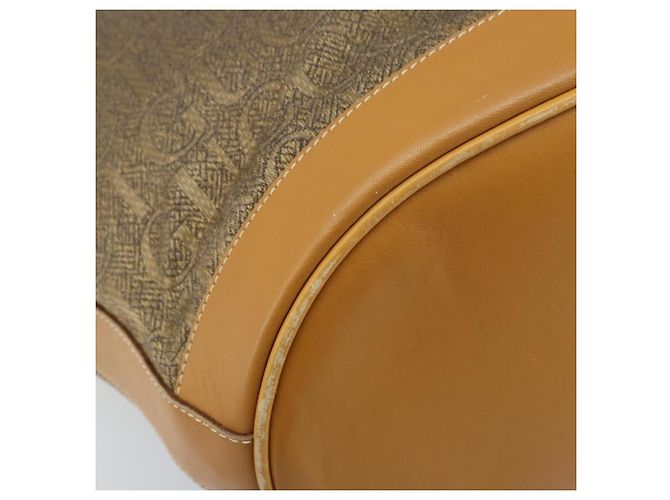 GUCCI Tote Bag PVC Canvas Beige Gold Auth ep13692 Golden - Ansicht 14