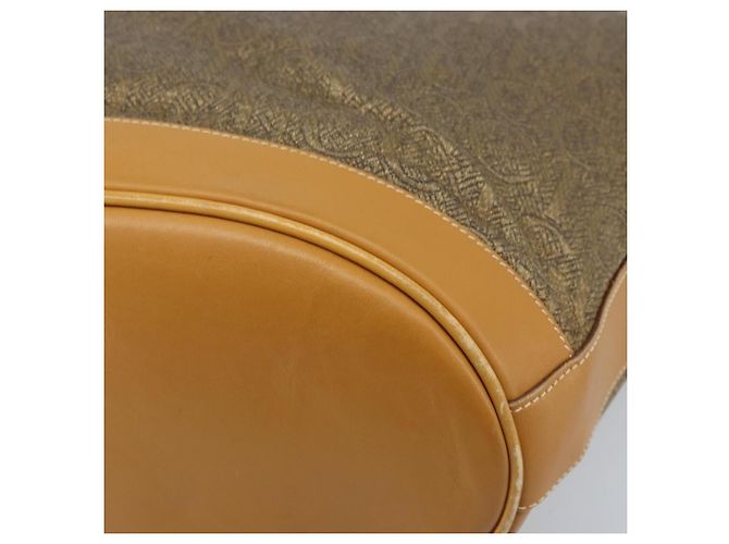 GUCCI Tote Bag PVC Canvas Beige Gold Auth ep13692 Golden - Ansicht 15