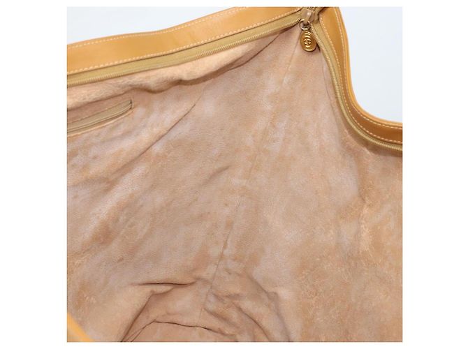 GUCCI Tote Bag PVC Canvas Beige Gold Auth ep13692 Golden - Ansicht 19