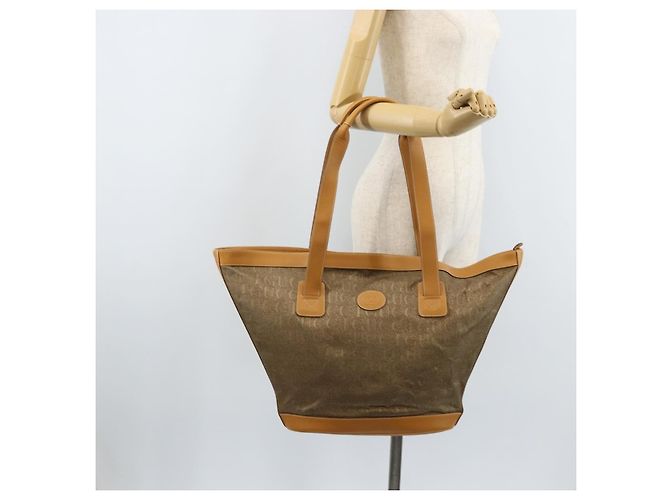 GUCCI Tote Bag PVC Canvas Beige Gold Auth ep13692 Golden - Ansicht 23