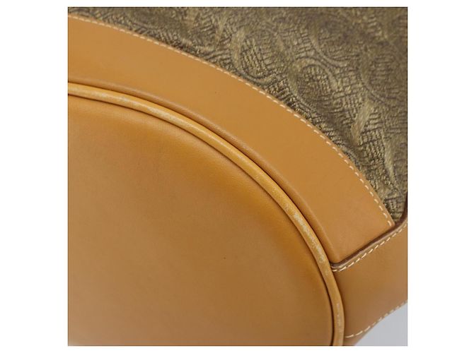 GUCCI Tote Bag PVC Canvas Beige Gold Auth ep13692 Golden - Ansicht 9