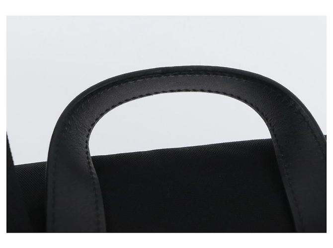 Zaino GUCCI in nylon nero argento 003 0242 Auth 173884 - vista 14