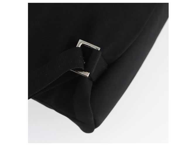Zaino GUCCI in nylon nero argento 003 0242 Auth 173884 - vista 18