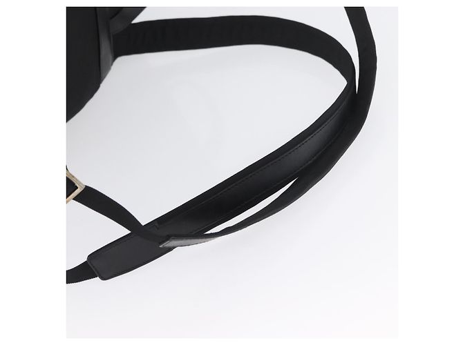 Zaino GUCCI in nylon nero argento 003 0242 Auth 173884 - vista 8