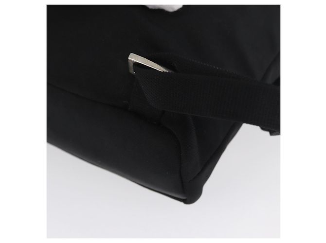 Zaino GUCCI in nylon nero argento 003 0242 Auth 173884 - vista 9