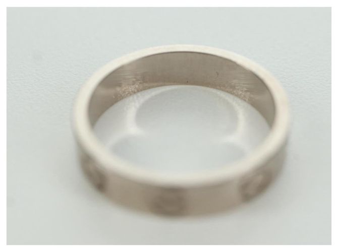 Cartier Love Ring 750 Weißgold Auth am11120SM Golden - Ansicht 5