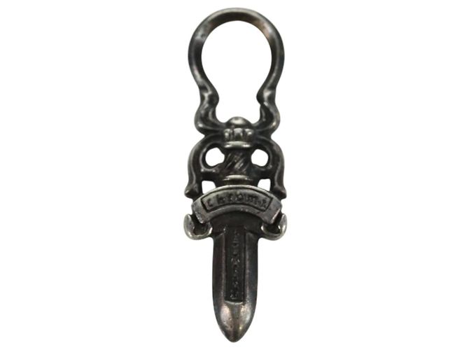 Pendente Daga Chrome Hearts Top Ag925 Argento Auth AMZ116SM - vista 13