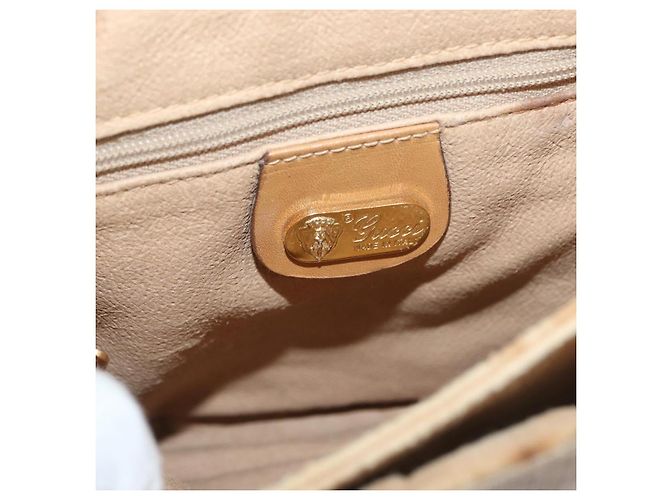 Gucci Borsa a Spalla Micro GG Supreme PVC Beige Oro 007 49 5548 Auth SW2207 - vista 19