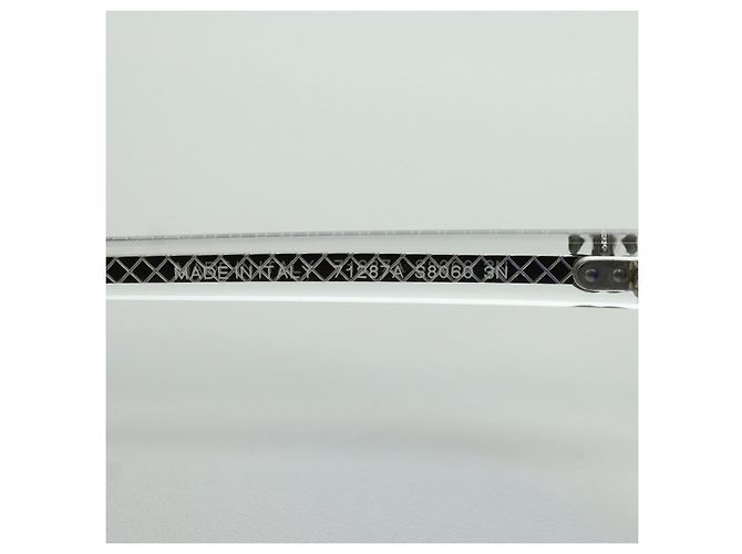 Occhiali da sole CHANEL in plastica trasparente 71287A CC Auth BSZ561M - vista 11
