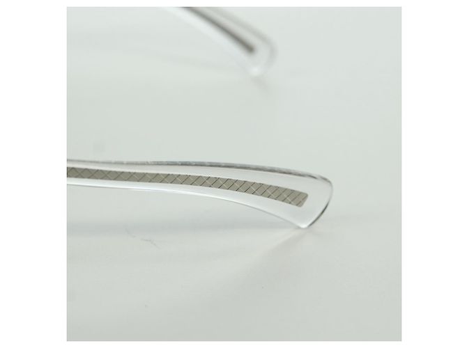 Occhiali da sole CHANEL in plastica trasparente 71287A CC Auth BSZ561M - vista 15