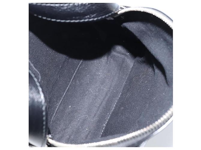 Zaino in pelle nera Balenciaga Argento 580026 Auth 174080A Nero - vista 11