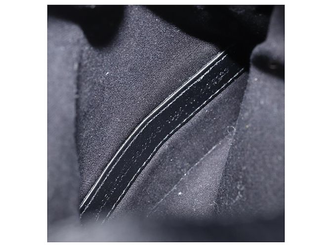 Zaino in pelle nera Balenciaga Argento 580026 Auth 174080A Nero - vista 12