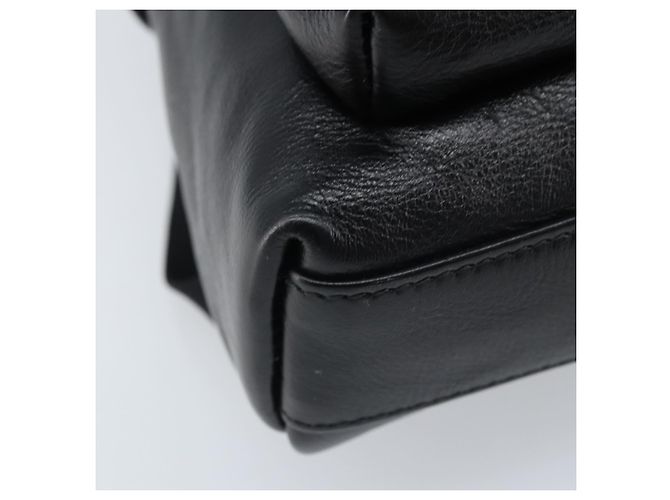 Zaino in pelle nera Balenciaga Argento 580026 Auth 174080A Nero - vista 16