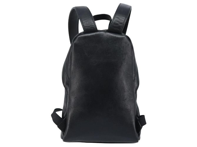 Zaino in pelle nera Balenciaga Argento 580026 Auth 174080A Nero - vista 2