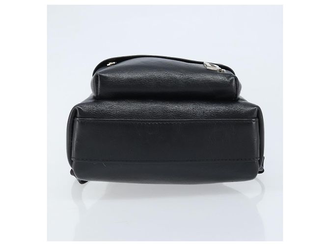 Zaino in pelle nera Balenciaga Argento 580026 Auth 174080A Nero - vista 5