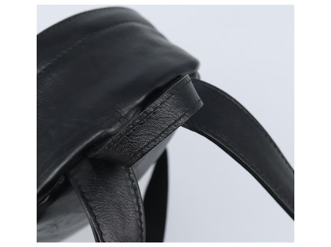 Zaino in pelle nera Balenciaga Argento 580026 Auth 174080A Nero - vista 7