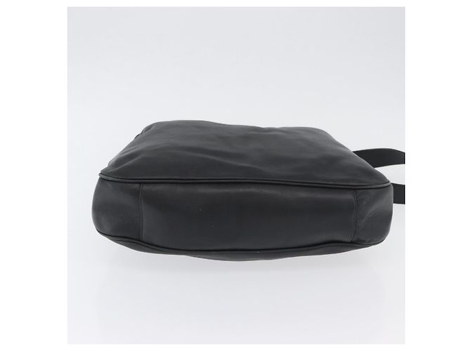 Borsa a mano in pelle Gucci Bamboo 2way Nera Oro 001 3754 1577 Auth ep13982 Nero D'oro - vista 5
