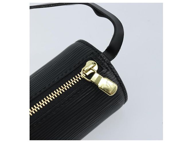 LOUIS VUITTON Pochette Soufflot Epi Nera LV Auth LNZ686 Nero - vista 10