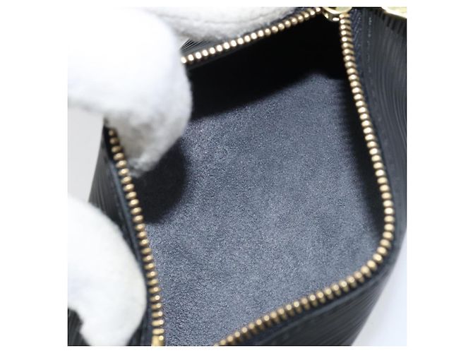 LOUIS VUITTON Pochette Soufflot Epi Nera LV Auth LNZ686 Nero - vista 11