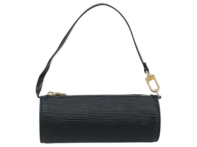 LOUIS VUITTON Pochette Soufflot Epi Nera LV Auth LNZ686 Nero - vista 13