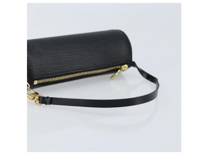 LOUIS VUITTON Pochette Soufflot Epi Nera LV Auth LNZ686 Nero - vista 7