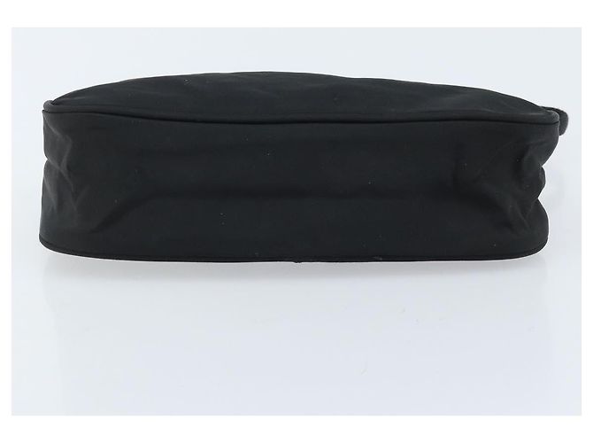 PRADA Accessory Pouch Nylon Black Silver Auth BA11668 Silvery - view 5