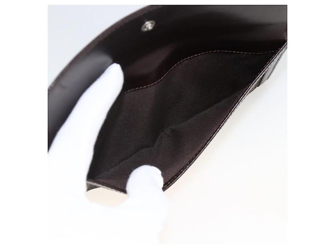 FENDI Zucca Canvas Langer Geldbeutel Schwarz Braun Auth am11162A - Ansicht 11
