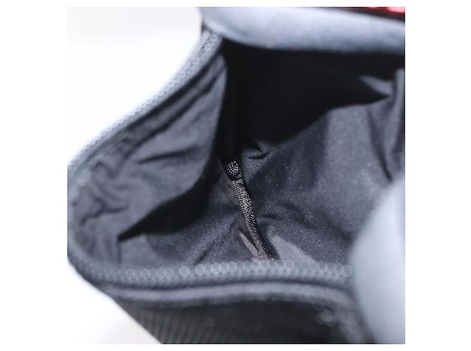 Borsa a spalla sportiva PRADA in tela nera e argento autentica 173881 Nero - vista 20