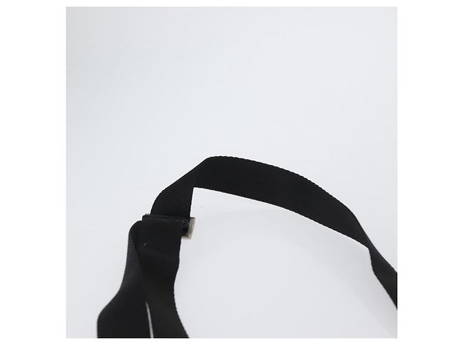 Borsa a spalla sportiva PRADA in tela nera e argento autentica 173881 Nero - vista 8