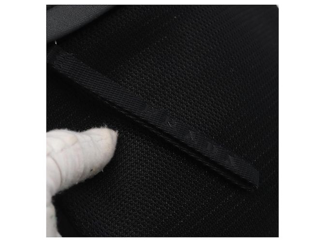 Borsa a spalla sportiva PRADA in tela nera e argento autentica 173881 Nero - vista 9