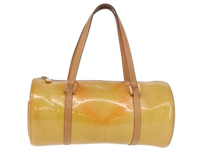 LOUIS VUITTON Borsa a Mano Monogram Vernis Bedford Beige M91006 LV Auth ep13944A - vista 13