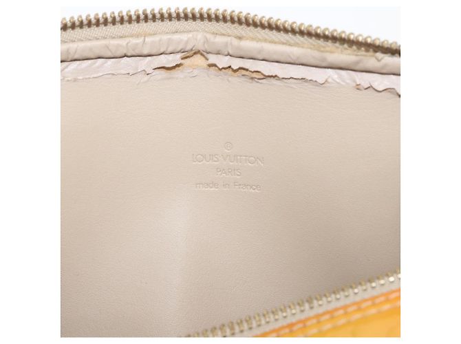 LOUIS VUITTON Borsa a Mano Monogram Vernis Bedford Beige M91006 LV Auth ep13944A - vista 18