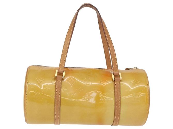 LOUIS VUITTON Borsa a Mano Monogram Vernis Bedford Beige M91006 LV Auth ep13944A - vista 2