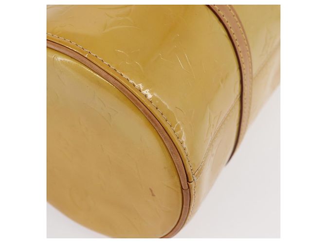LOUIS VUITTON Borsa a Mano Monogram Vernis Bedford Beige M91006 LV Auth ep13944A - vista 9
