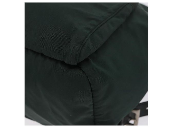 PRADA Backpack Nylon Green Silver Auth 173925 Silvery - view 17