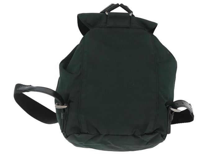 PRADA Backpack Nylon Green Silver Auth 173925 Silvery - view 2