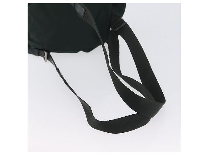 PRADA Backpack Nylon Green Silver Auth 173925 Silvery - view 8
