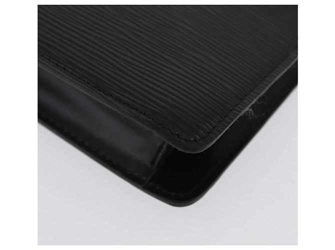 LOUIS VUITTON Clutch Epi Montaigne 27 Nero M52652 LV Auth ep13974 - vista 14