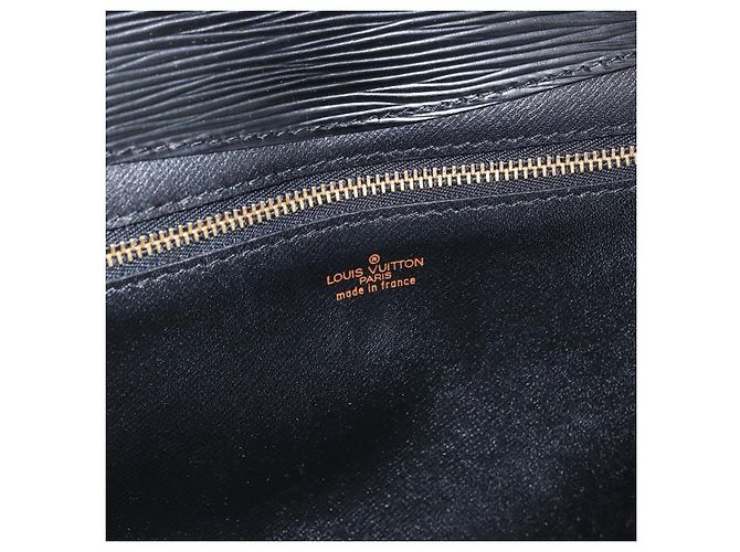 LOUIS VUITTON Clutch Epi Montaigne 27 Nero M52652 LV Auth ep13974 - vista 17