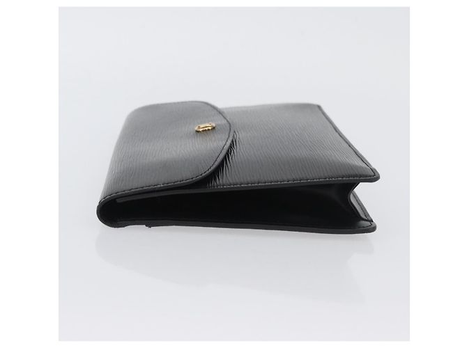 LOUIS VUITTON Clutch Epi Montaigne 27 Nero M52652 LV Auth ep13974 - vista 4